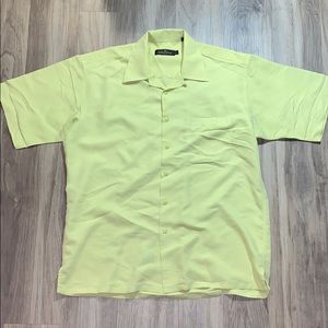 VINTAGE DESIGNERmen Bugatchi short sleeve buttonup